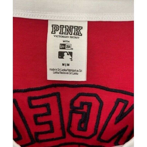 Victorias Secret New Era MLB Baseball LA Angels Jersey Tunic Oversized Medium - Picture 7 of 11